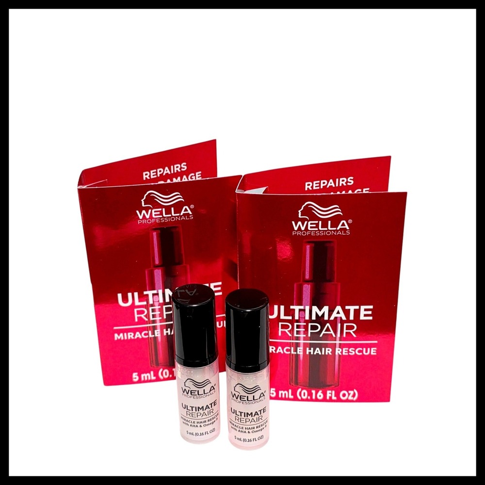 Wella Professionals Ultimate Repair Miracle Hair Rescue 5ml 0.16 Fl Oz Lot of 2